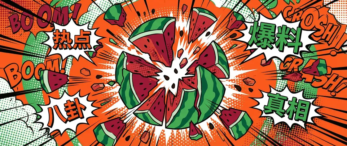 黑闰润 今日头瓜爆炸漫画横幅